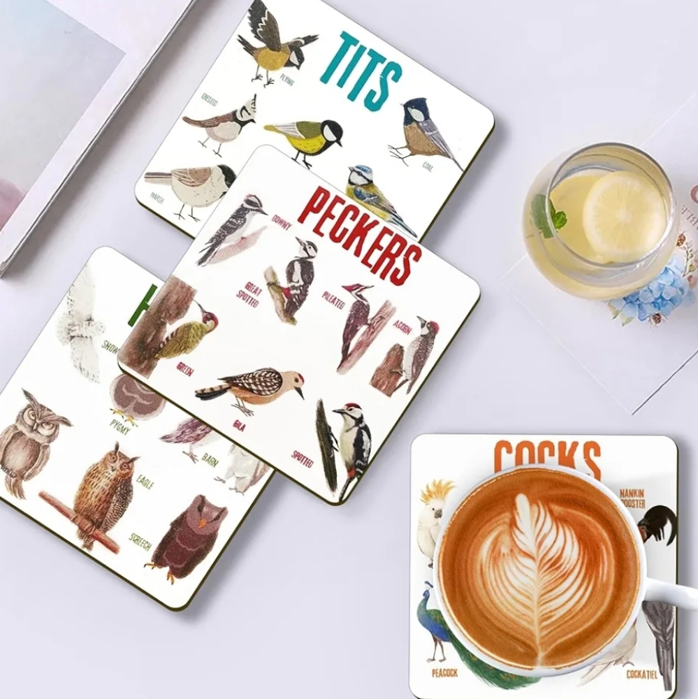 Bird Chart coasters - Picture 3 of 7